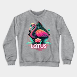Lotus Vibes Flamingo Crewneck Sweatshirt